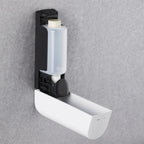 350ML Shower and Lotion Dispenser Waterproof Shampoo Shower Gel Container Wall Mount with Clear Window for Home Hotel Restaurant