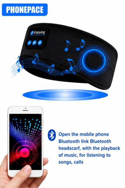 LumaNest Bluetooth Sleep Headband | Wireless Sleep Headphones